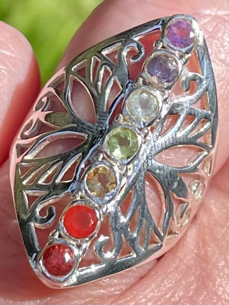 Gorgeous Chakra Alignment Ring Size 8.5 - Morganna’s Treasures 