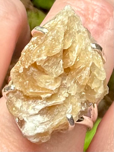 Barite with Cerussite Cluster Ring Size 9.5 - Morganna’s Treasures