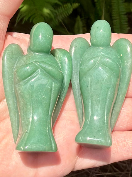 Green Aventurine Pocket Angel - Morganna’s Treasures