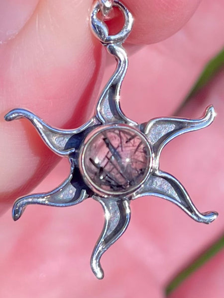 Tourmanilated Quartz Star Pendant - Morganna’s Treasures