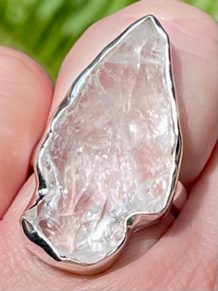 Clear Quartz Arrowhead Ring Size 7 - Morganna’s Treasures 