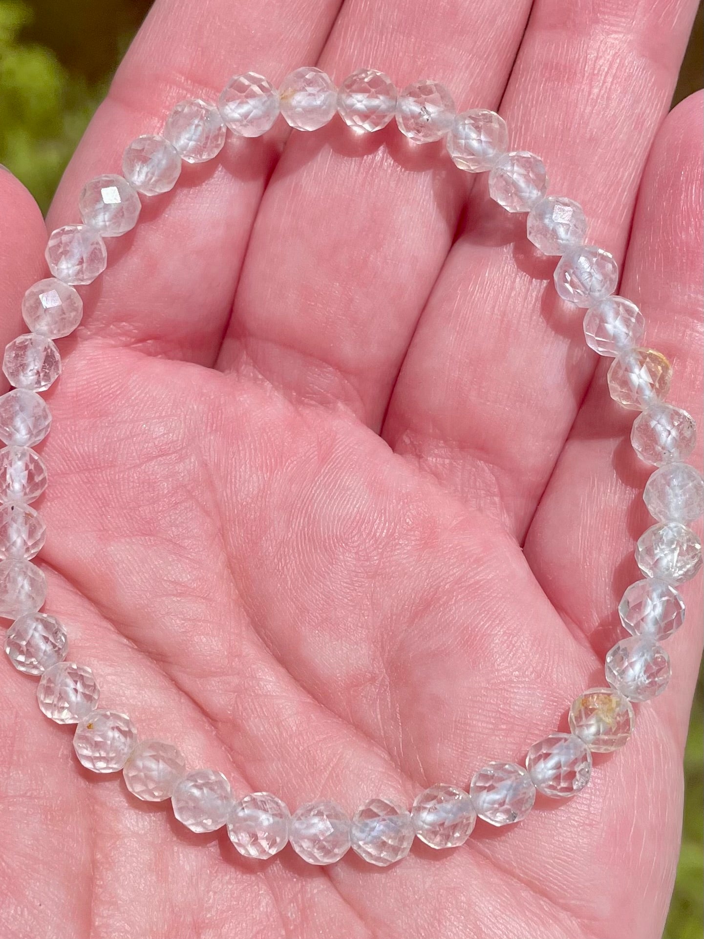 Faceted Clear Quartz Bracelets - Morganna’s Treasures 