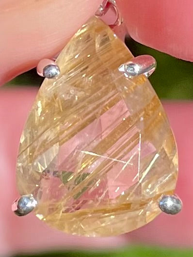 Rutilated Quartz Pendant - Morganna’s Treasures