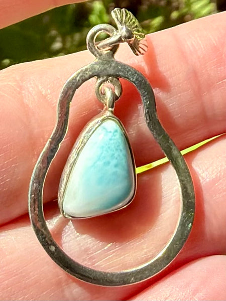 Beautiful Larimar Pendant - Morganna’s Treasures