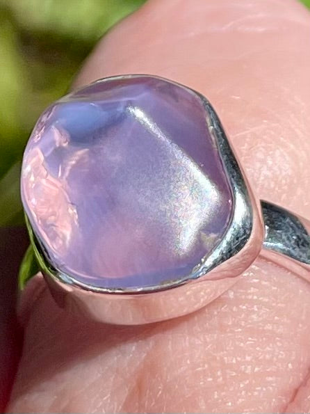 Rough Lavender Quartz Ring Size 8 - Morganna’s Treasures 