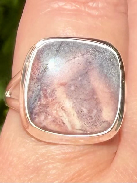 Porcelain Jasper Ring Size 8.5