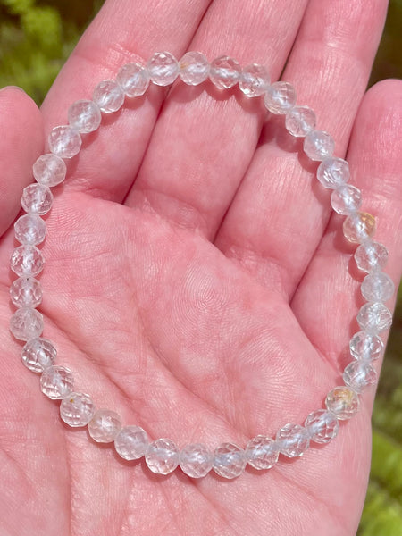 Faceted Clear Quartz Bracelets - Morganna’s Treasures 