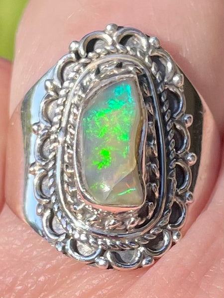 Ethiopian Opal Ring Size 8 - Morganna’s Treasures 