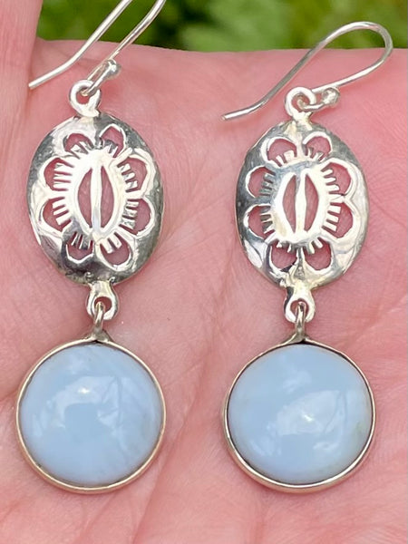 Blue Aragonite Earrings - Morganna’s Treasures 