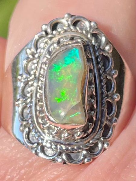 Ethiopian Opal Ring Size 8 - Morganna’s Treasures 