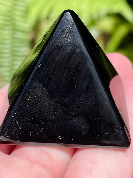 Black Obsidian Pyramid - Morganna’s Treasures