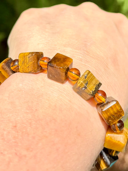 Faceted Tigers Eye Bracelet - Morganna’s Treasures