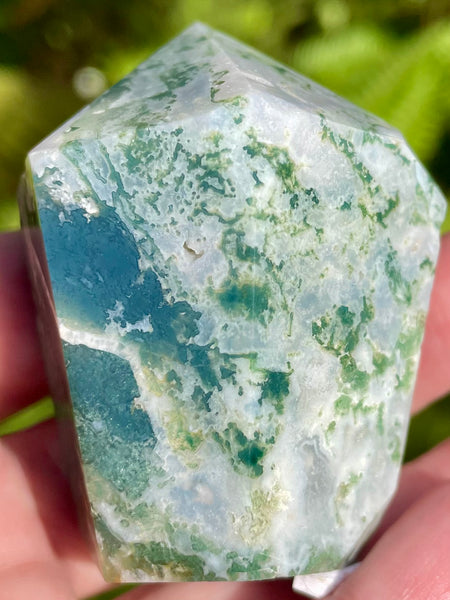 Moss Agate Point - Morganna’s Treasures 