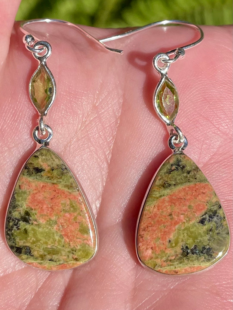 Unakite earrings sales