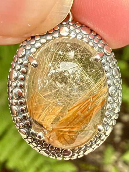 Rutilated Quartz Pendant