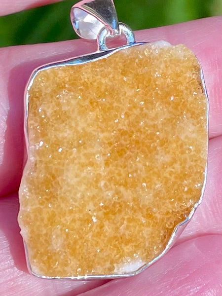 Citrine Druzy Pendant - Morganna’s Treasures
