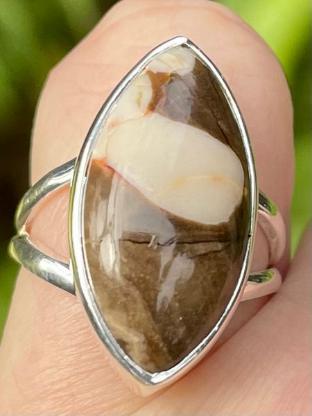 Peanut Wood Jasper Ring Size 6 - Morganna’s Treasures 