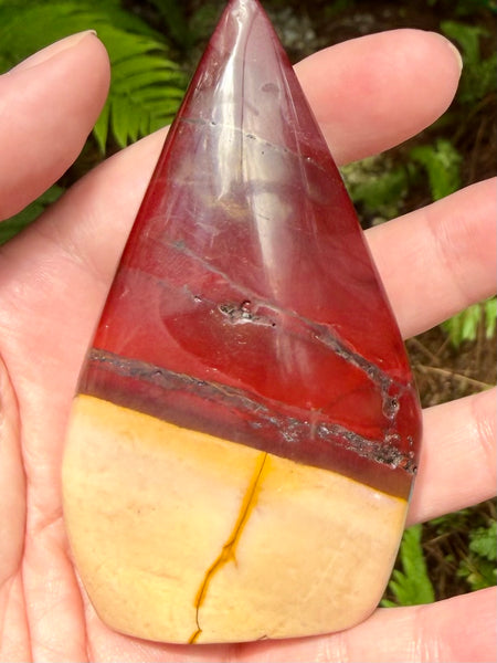 Beautiful Mookaite Jasper Flame