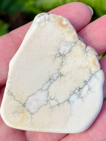 Howlite Palm Stone - Morganna’s Treasures 