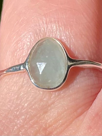 Faceted Aquamarine Ring Size 9 - Morganna’s Treasures