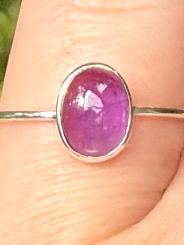Purple Amethyst Ring Size 6.5 - Morganna’s Treasures