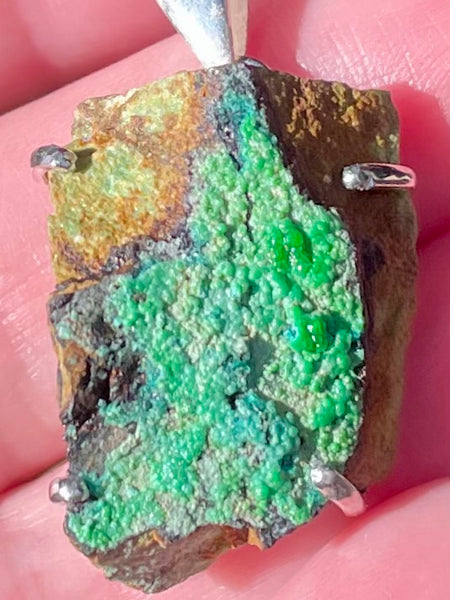 Rough Conichalcite Pendant