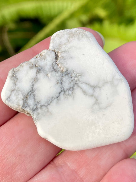 Howlite Palm Stone - Morganna’s Treasures 