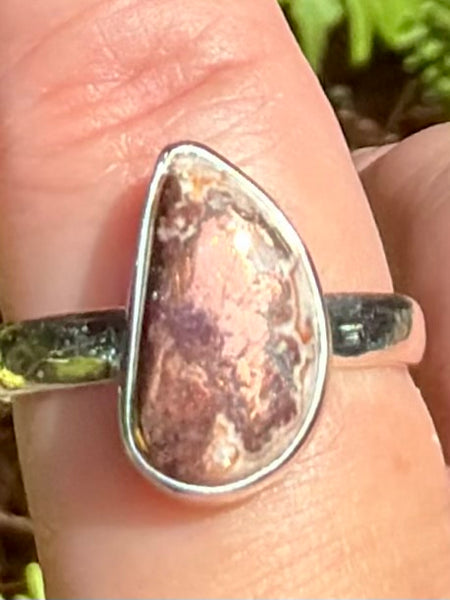Copper in Agate Ring Size 7 - Morganna’s Treasures