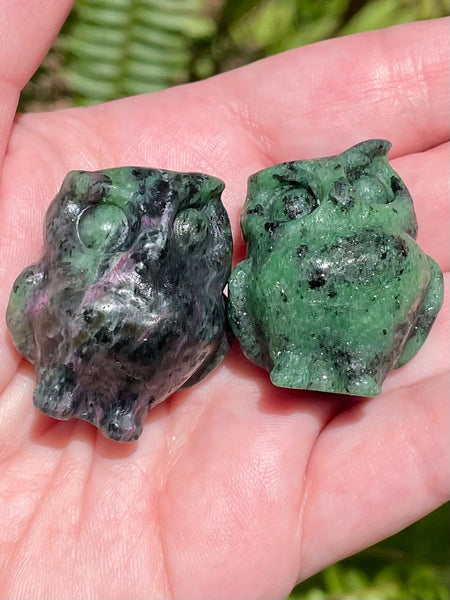 Ruby in Zoisite Owl - Morganna’s Treasures