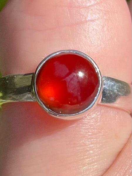 Hessonite Garnet Ring Size 6 - Morganna’s Treasures 