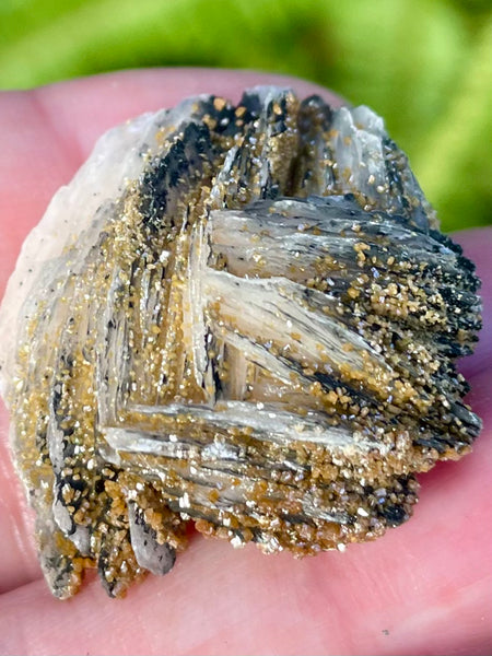 Vanadinite on Barite Crystal Cluster - Morganna’s Treasures 