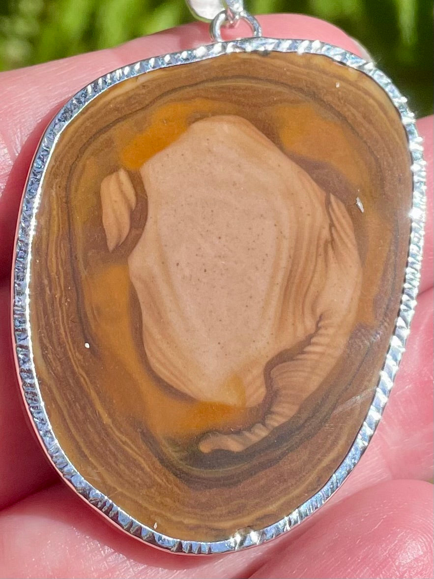 Large Biggs Jasper Pendant - Morganna’s Treasures 