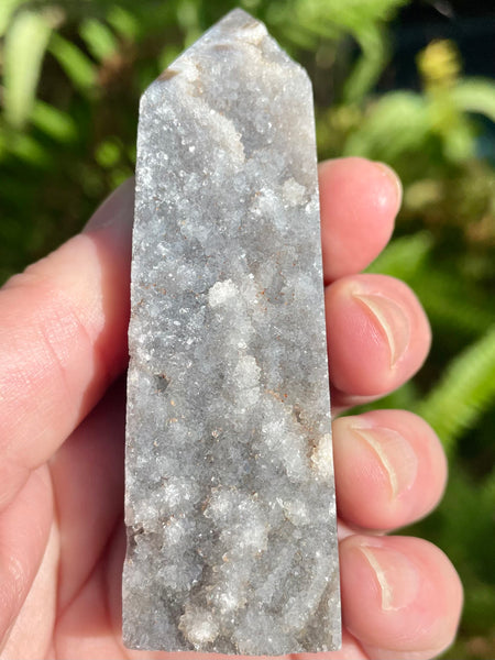 Sphalerite Druzy Obelisk - Morganna’s Treasures 