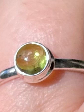 Green Tourmaline Ring Size 9 - Morganna’s Treasures 