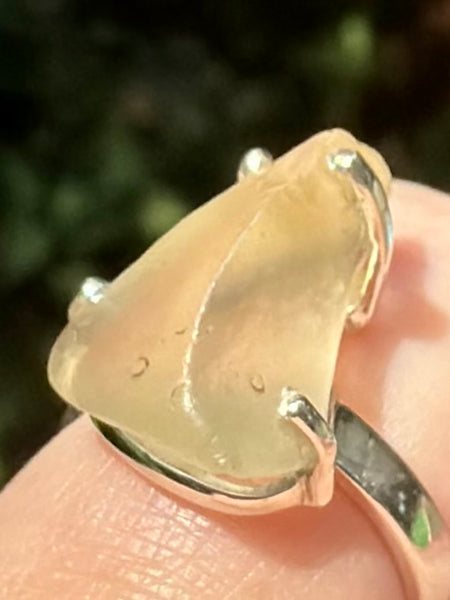 Libyan Desert Glass Ring Size 6
