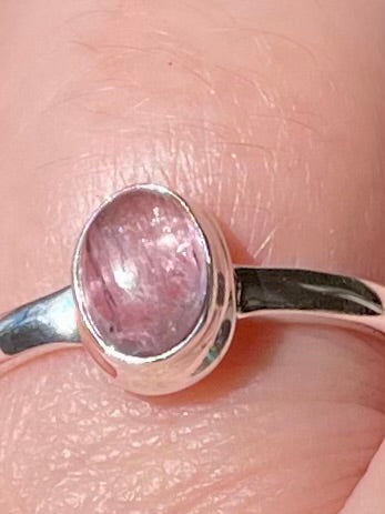 Pink Tourmaline Ring Size 8 - Morganna’s Treasures 