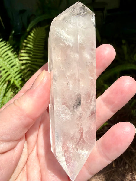 Double-Terminated Clear Quartz Wand - Morganna’s Treasures