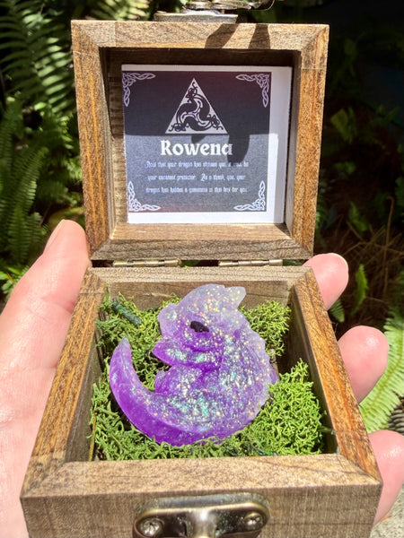 “Rowena” Resin Dragon