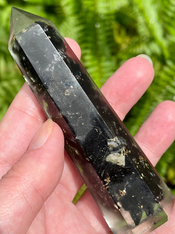 Black Tourmaline Orgonite Tower - Morganna’s Treasures 