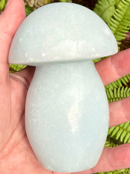 Blue Calcite Mushroom