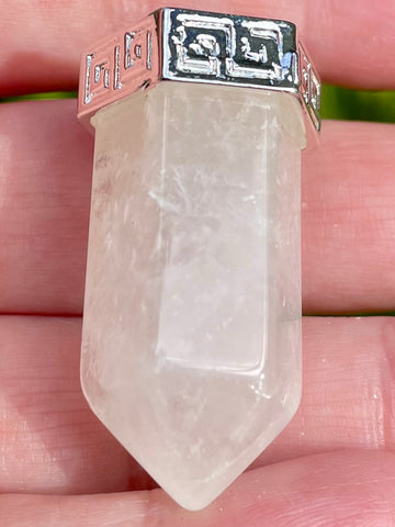 Clear Quartz Pendant - Morganna’s Treasures 