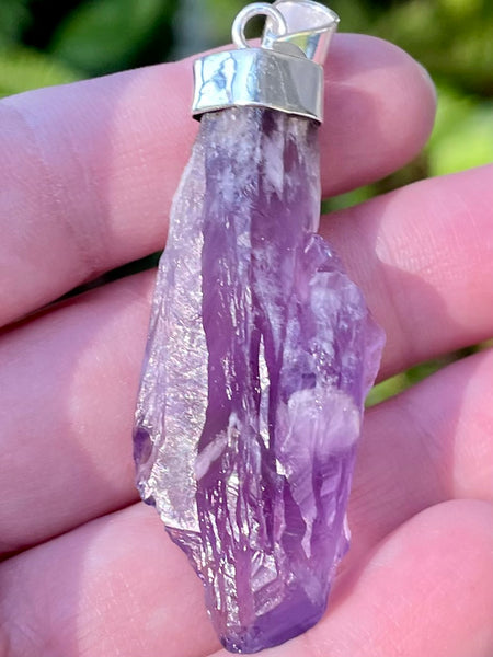 Elestial Root Amethyst Pendant - Morganna’s Treasures