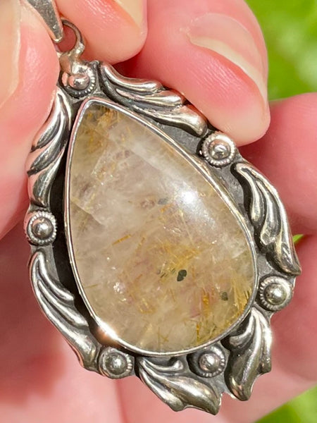 Rutilated Quartz Pendant - Morganna’s Treasures 