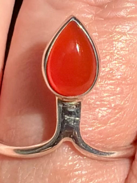 Beautiful Carnelian Ring Size 7.5