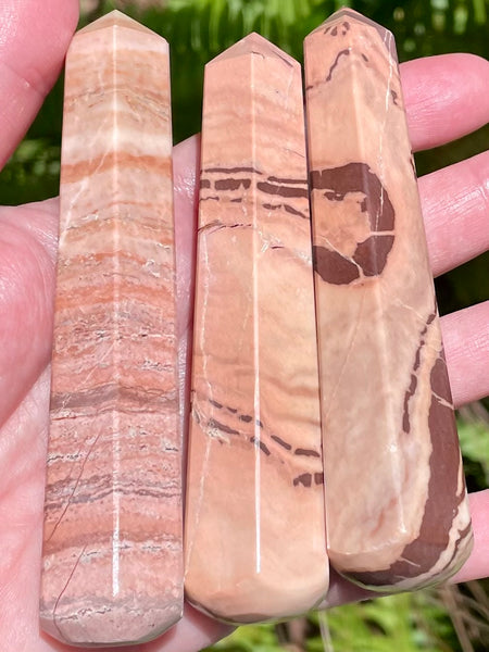 Peruvian Red Jasper Massage Wand - Morganna’s Treasures