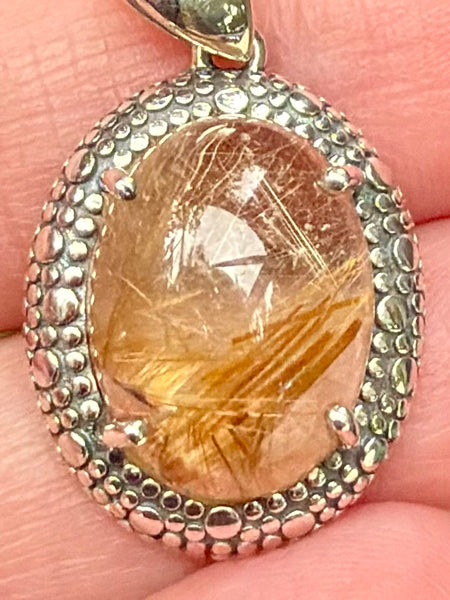 Rutilated Quartz Pendant