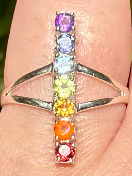 Gorgeous Chakra Alignment Ring Size 9 - Morganna’s Treasures