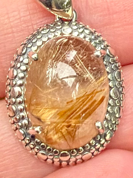 Rutilated Quartz Pendant