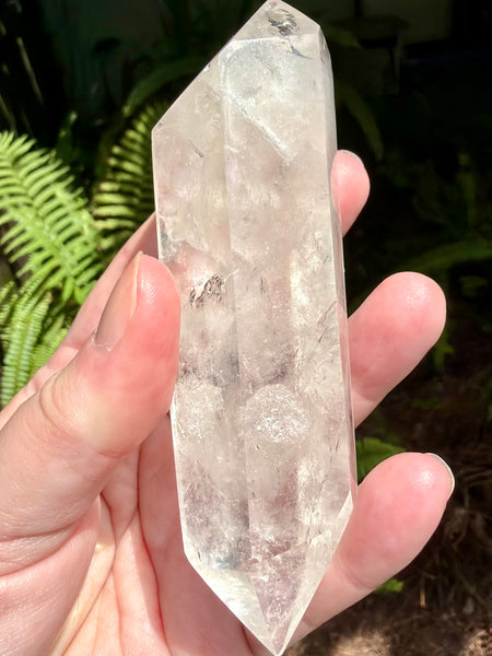 Double-Terminated Clear Quartz Wand - Morganna’s Treasures