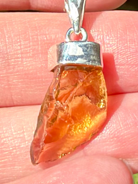 Rough Citrine Pendant